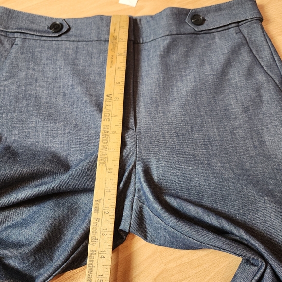 NWT Ann Taylor Loft The Skinny Blue Thick Pants Women's Size 12 - Picture 11 of 13